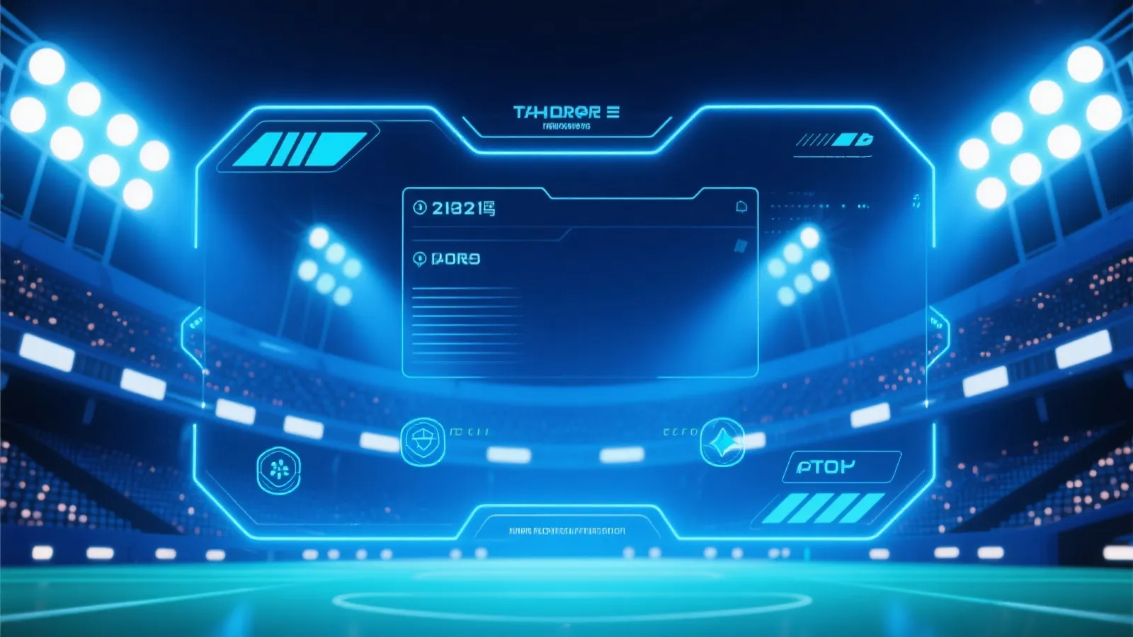 体育科技视觉背景